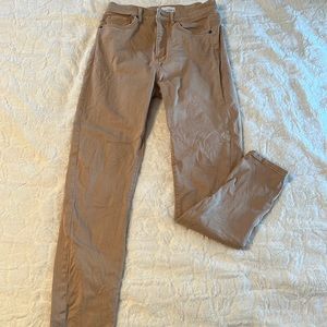 Loft stretch skinny khaki jeans